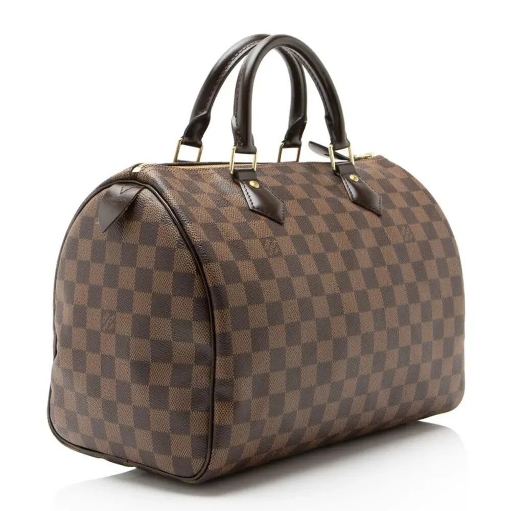 Louis Vuitton Damier Ebene Speedy 30 Satchel